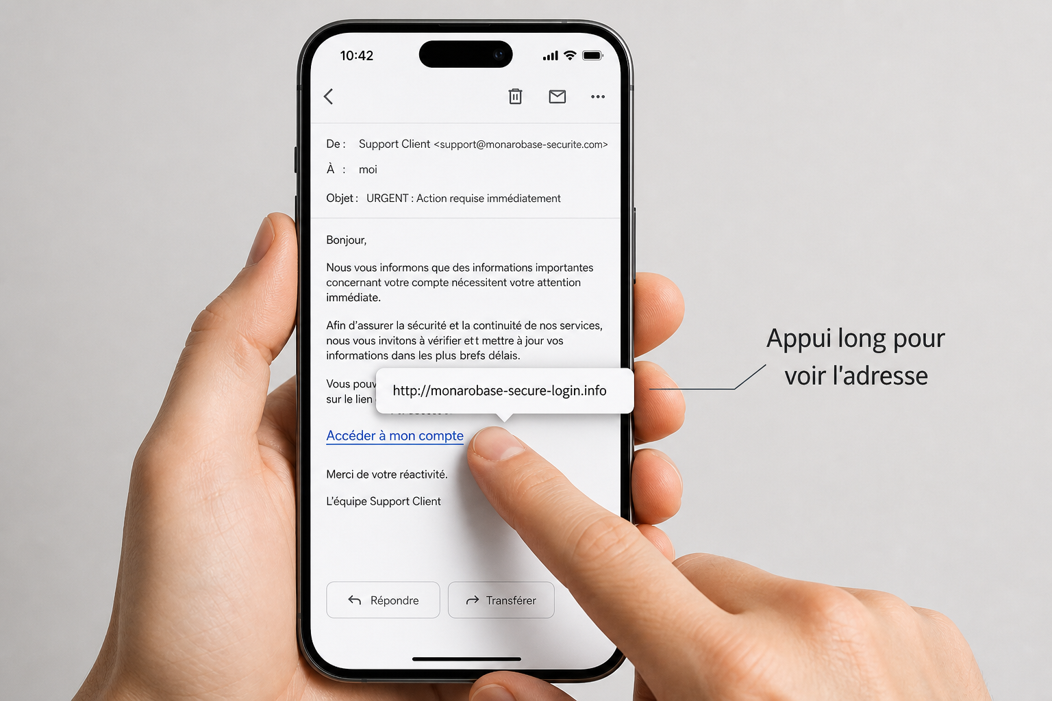 Afficher adresse réelle sur mobile