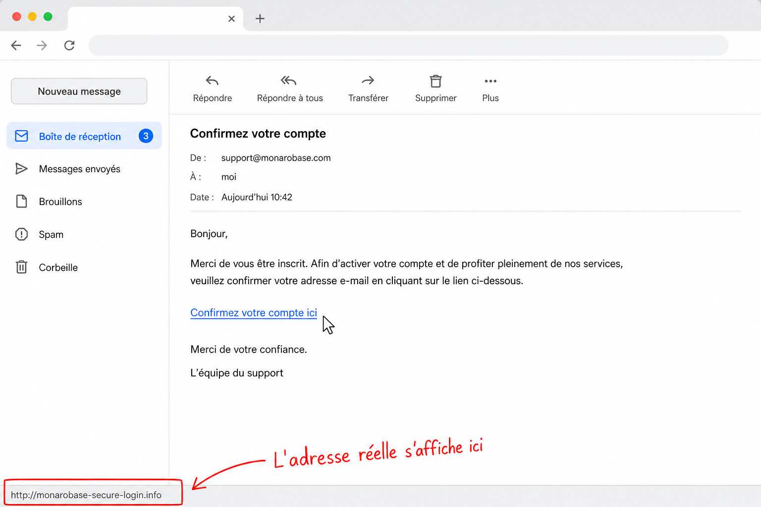 Afficher adresse réelle sur ordinateur